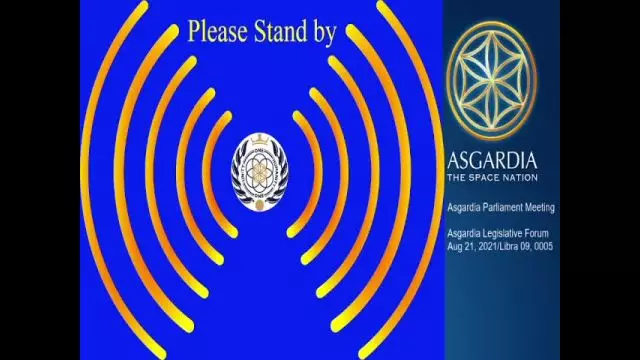 Asgardia Legislative Forum Aug 21- 2021