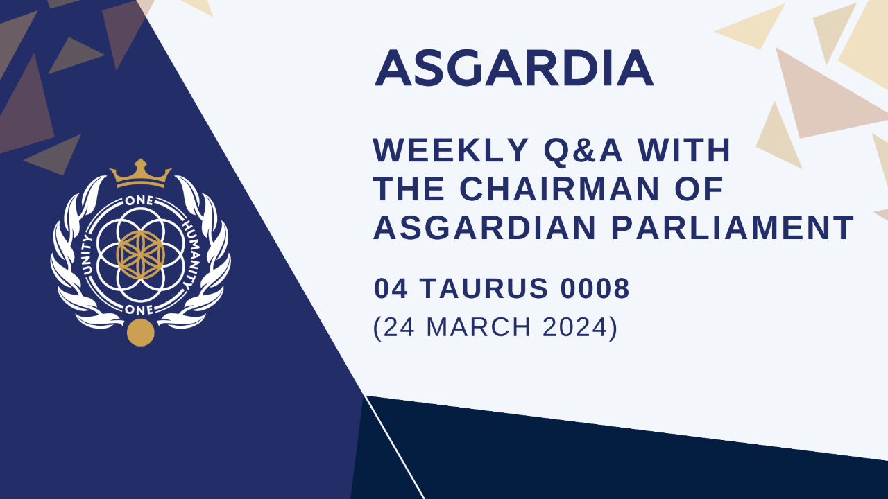 Live QA With the Chairman of Parliament on 04 Taurus 0008 on 28-Mar-24-18:50:08