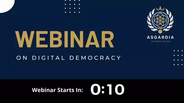 Asgardia Webinar on Digital Democracy Part One