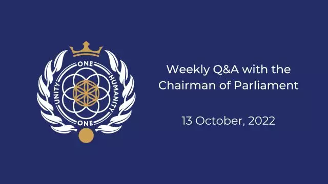 Live QA With the Chairman of Parliament on 13 October, 2022 on 13-Oct-22-17:50:43