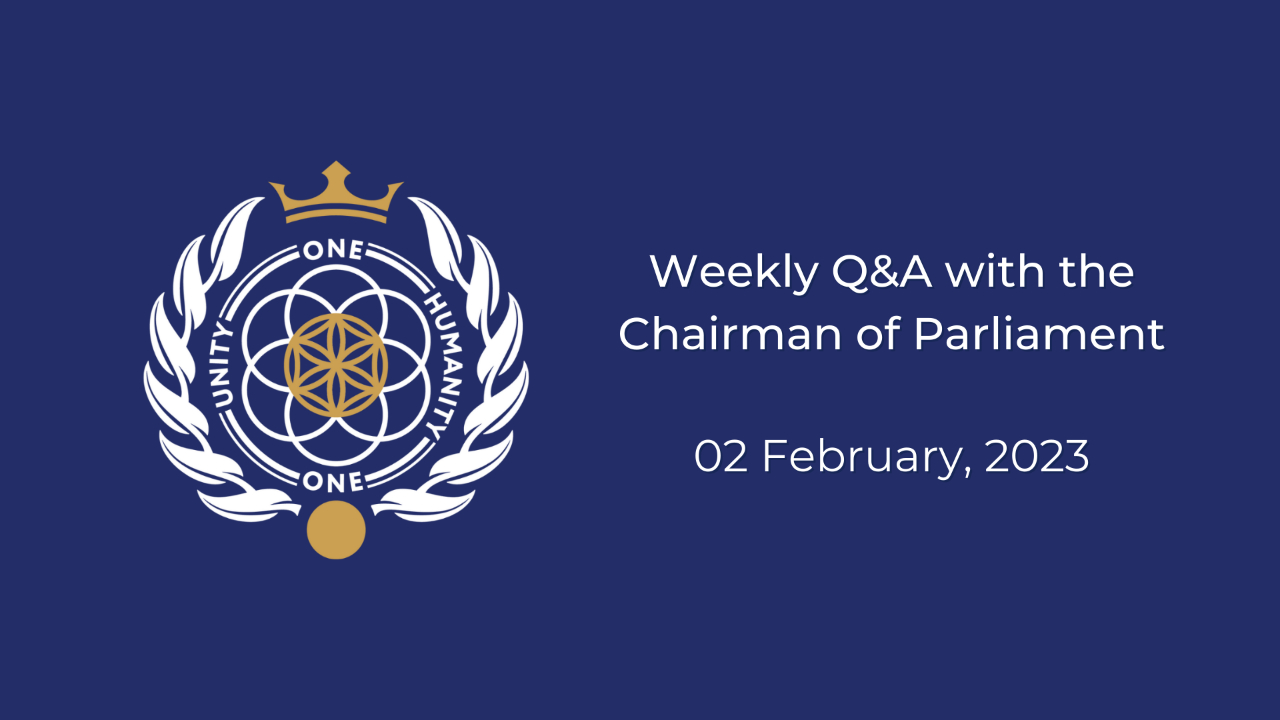 Live QA With the Chairman of Parliament on 02 February 2023 Pt 2