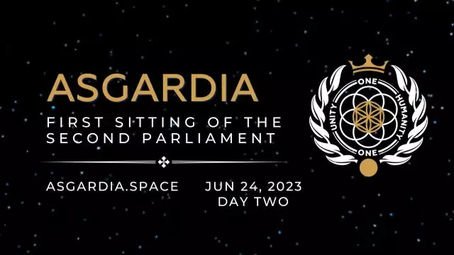 First Sitting of the Second Parliament of Asgardia - Day Two Pt 1