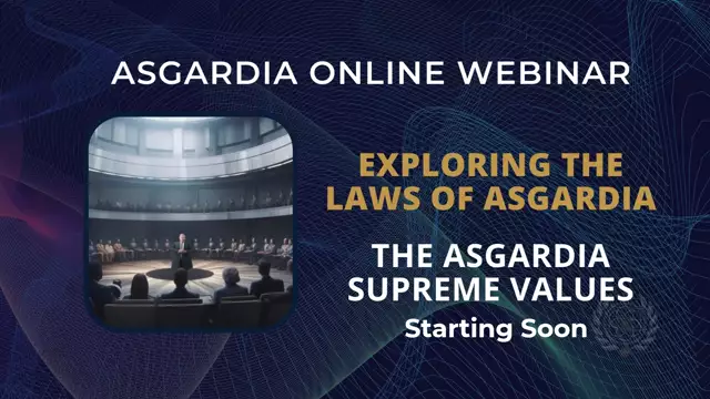 The Asgardia Supreme Values Webinar