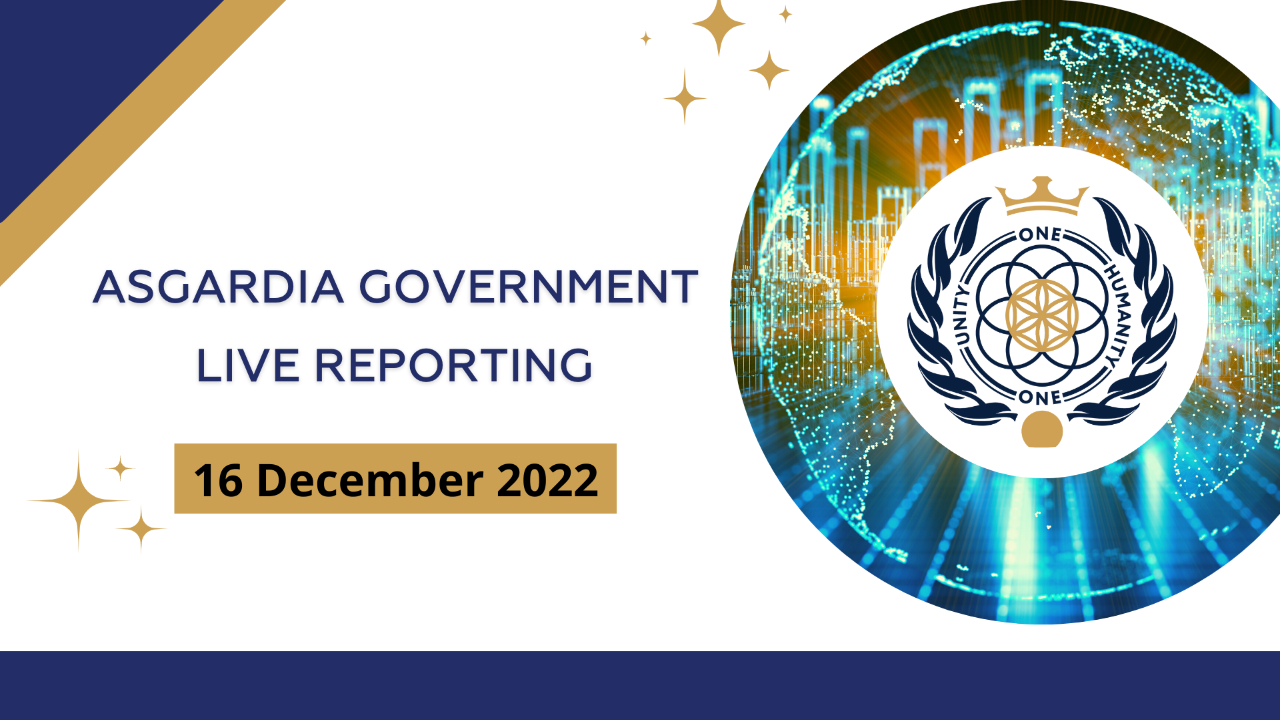 Asgardia Government Live Report 16 December 2022
